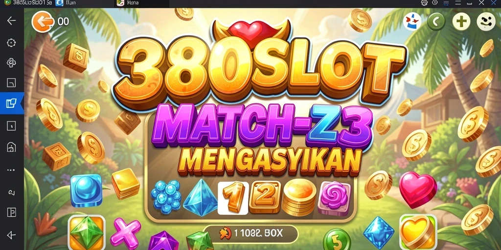 Tangkapan layar gameplay menarik dari 380SLOT, menunjukkan elemen Match-3.