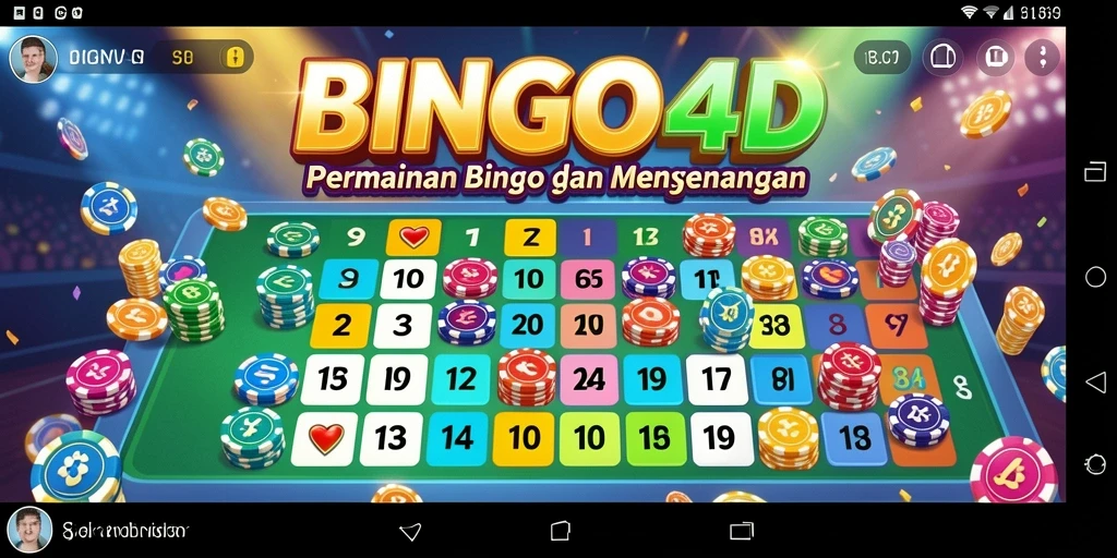 Screenshot BINGO4D menampilkan gameplay Bingo yang menarik dan penuh aksi.