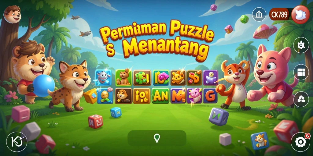 Tampilan gameplay CK789 yang menarik dan penuh warna dalam teka-teki.