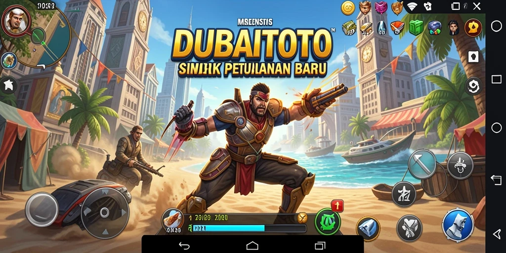 Tangkapan layar DUBAITOTO menampilkan gameplay simulasi yang mendalam.