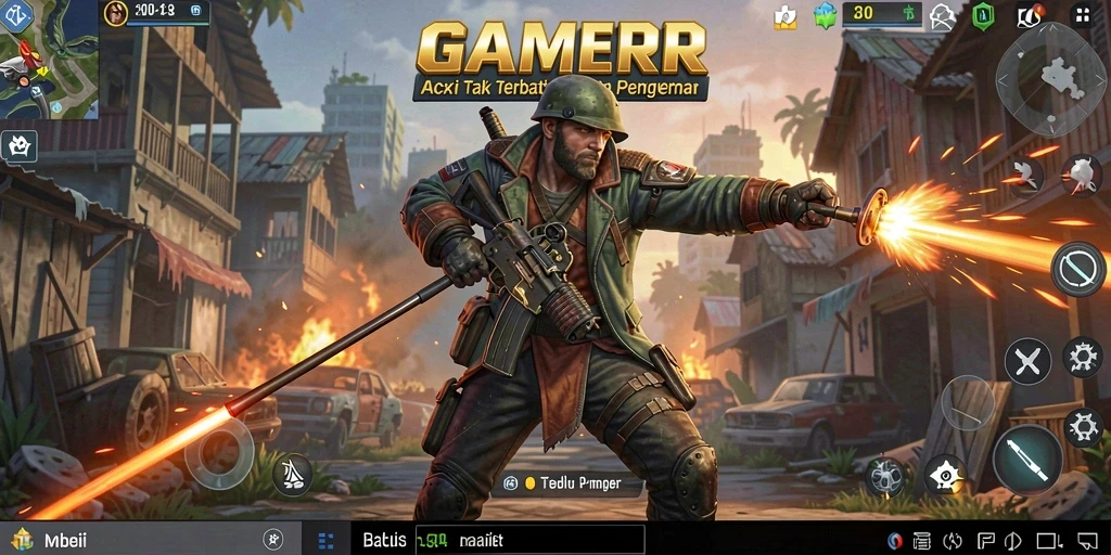 Tampilan hebat dari gameplay aksi di GAMERP.