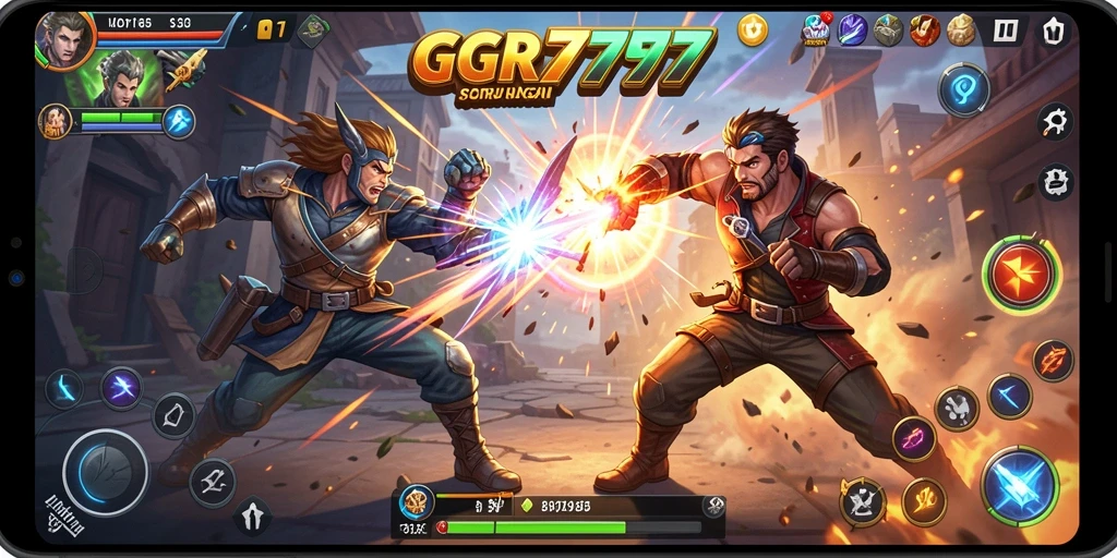 Tampilan gameplay GGR7777 yang penuh aksi dan tantangan.