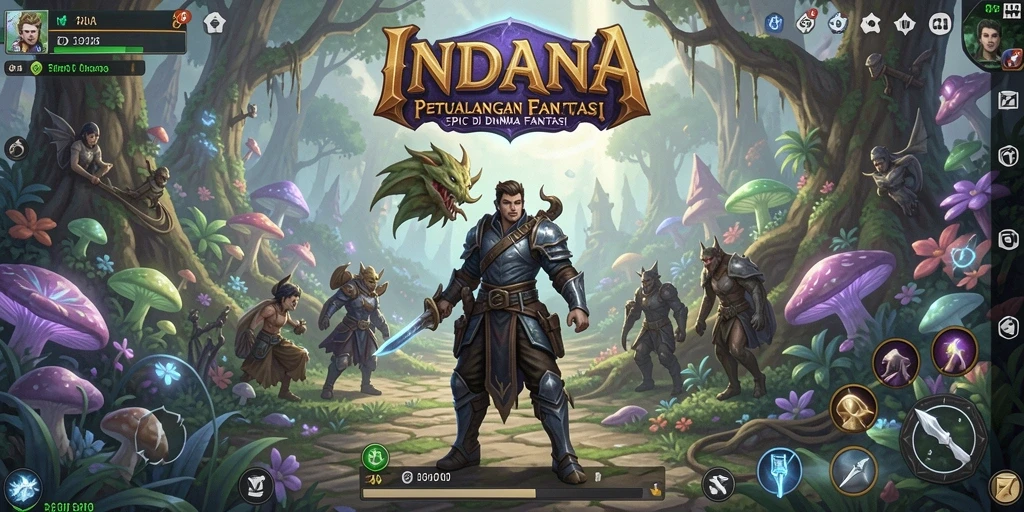 Tampilan gameplay INDAAA yang menakjubkan dan penuh aksi.