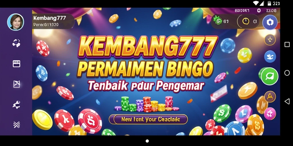 Tampilan menarik dari gameplay Bingo KEMBANG777 dengan pemain yang aktif.