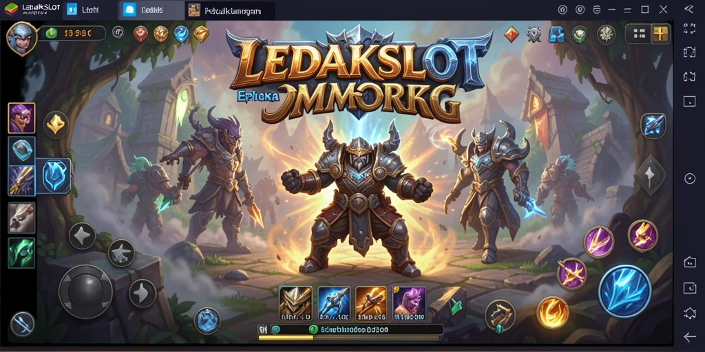 Tampilan gameplay menarik dan intens dalam LEDAKSLOT.