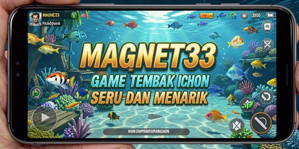 Tampak gameplay seru dari MAGNET33 saat menembak ikan.
