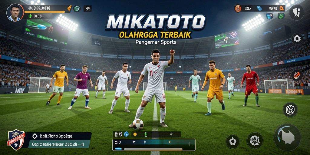 Tampilan menyerukan dalam permainan olahraga MIKATOTO.