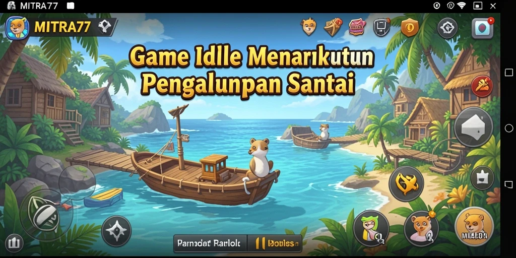 Tampilan gameplay <strong>MITRA77</strong> yang memukau dan interaktif.