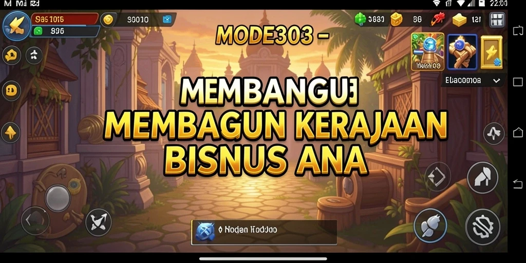 Tangkapan layar utama MODE303 menampilkan pengalaman gameplay Tycoon yang seru.