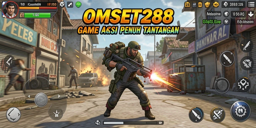 Tampilan gameplay OMSET288 yang seru dan penuh aksi menantang pemain.
