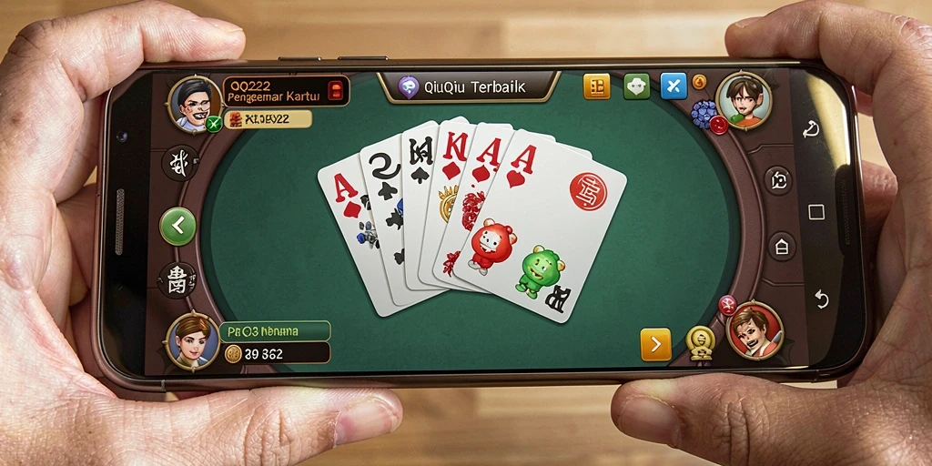 Tampilan gameplay QiuQiu yang mendebarkan dan seru.