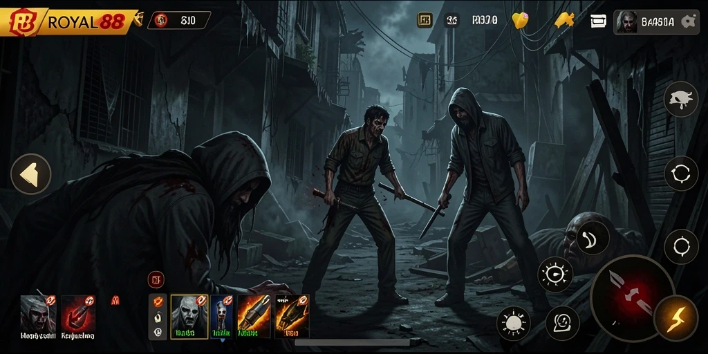 Gameplay mencekam dengan efek suara dan visual yang menakutkan.