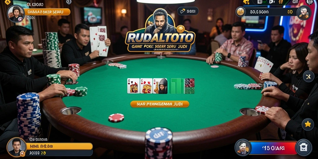 Tampilan gameplay seru di RUDALTOTO dengan pemain aktif.