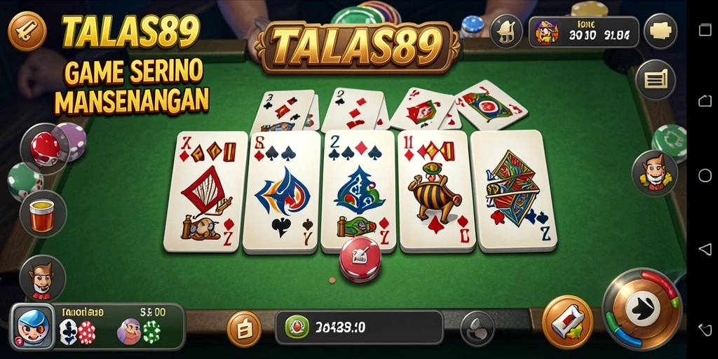Tampilan gameplay dominonya yang menarik dan interaktif.