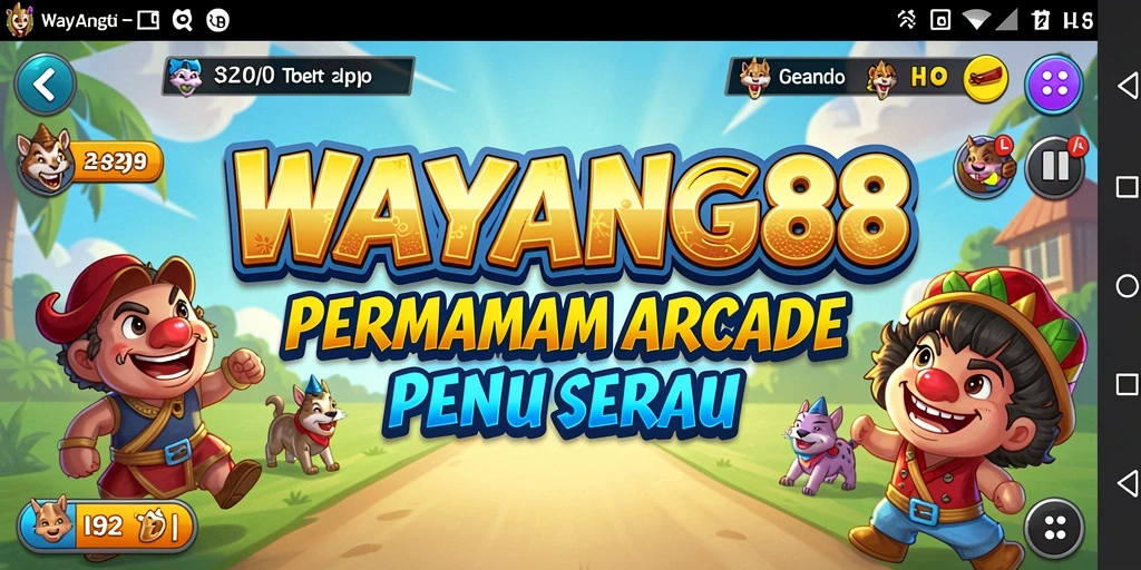 Tampilan gameplay menarik dari WAYANG88 yang penuh warna.