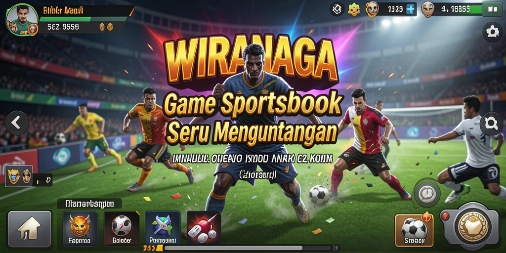 Tampilan gameplay menarik dalam aplikasi Sportsbook WIRANAGA.